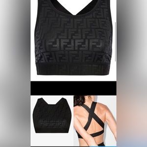 100% authentic fendi sports bra
